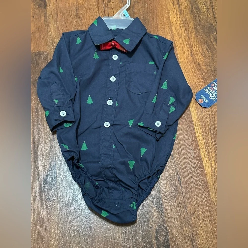 Kids Navy and Tan Matching Set